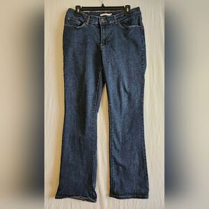 Levi's Jeans Women's 31 (30x29.5) Classic Bootcut Mid Rise Dark Stretch EUC